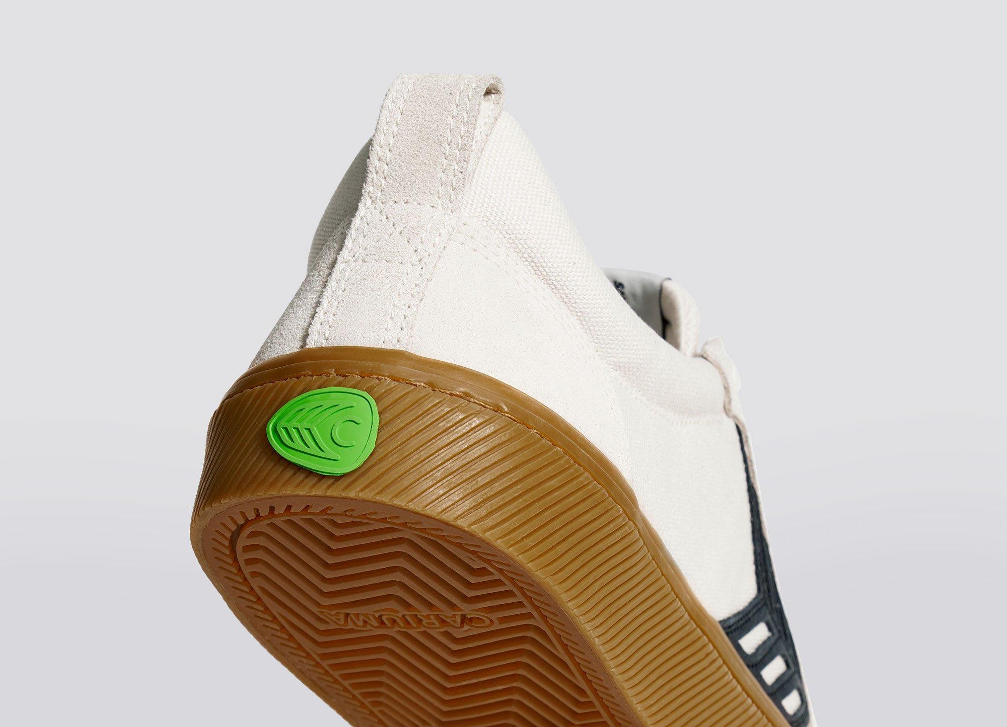 catiba pro skate vintage white suede and canvas bl